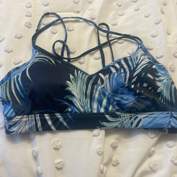Old Navy Other - Old Navy Active Tropical Blue Sports Bra